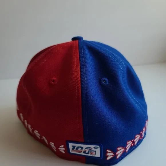New Era Cap New York Giants NFL19 7 3/8 DFT OSTG  Fitted White/Red/Blue 59fifty - Picture 2 of 10